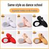 Zachte Balletschoenen voor Meisjes - Zonder Veters, Canvas, Huidskleur voor Professioneel Gebruik