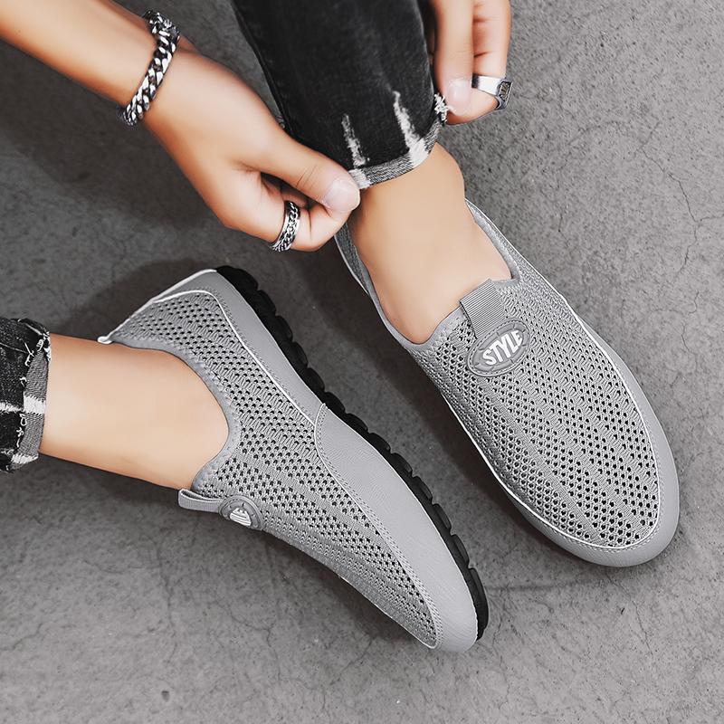 Męskie, duże, modne, oddychające buty sportowe i rekreacyjne Bean Shoes One Kick Off