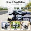 Double Cup Stroller Cup Holder Foldable Drink Rack Pushchair Bottle Organizer  Parent Use