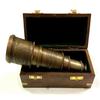 Vintage Brass Telescope Antique 50.8 Cm Hand Extending Naval Victorian Pirate Telescope With Beautiful Polished Hardwood Box