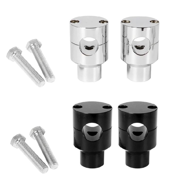 Easy Installation Adjustable Adapter Handlebar Risers Mount Clamps Fit for Motorcycles Dirt Pit Bike 22mm/25mm Aluminum