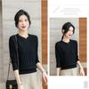 Fall Winter Women's Plus Size Sweater Short Crew Neck Knitwear Sweater Loose Pullover Knit Top Stretch Jumper