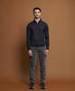 PANICALE Navy Soft Half-Zip Knit (Type B)