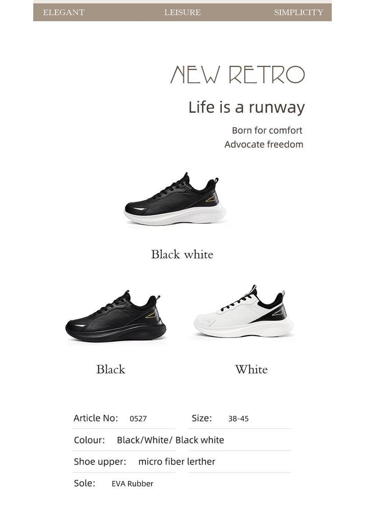 Hochwertige Herren Leder Freizeitschuhe zum Laufen für Herbst und Winter