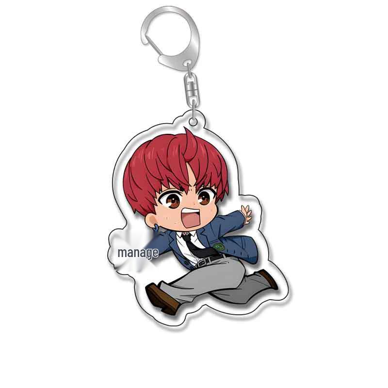 Dang Da Dang Acrylic Keychain: Bold Supernatural Design for Backpacks, Gifts & Collections. 5.5 cm