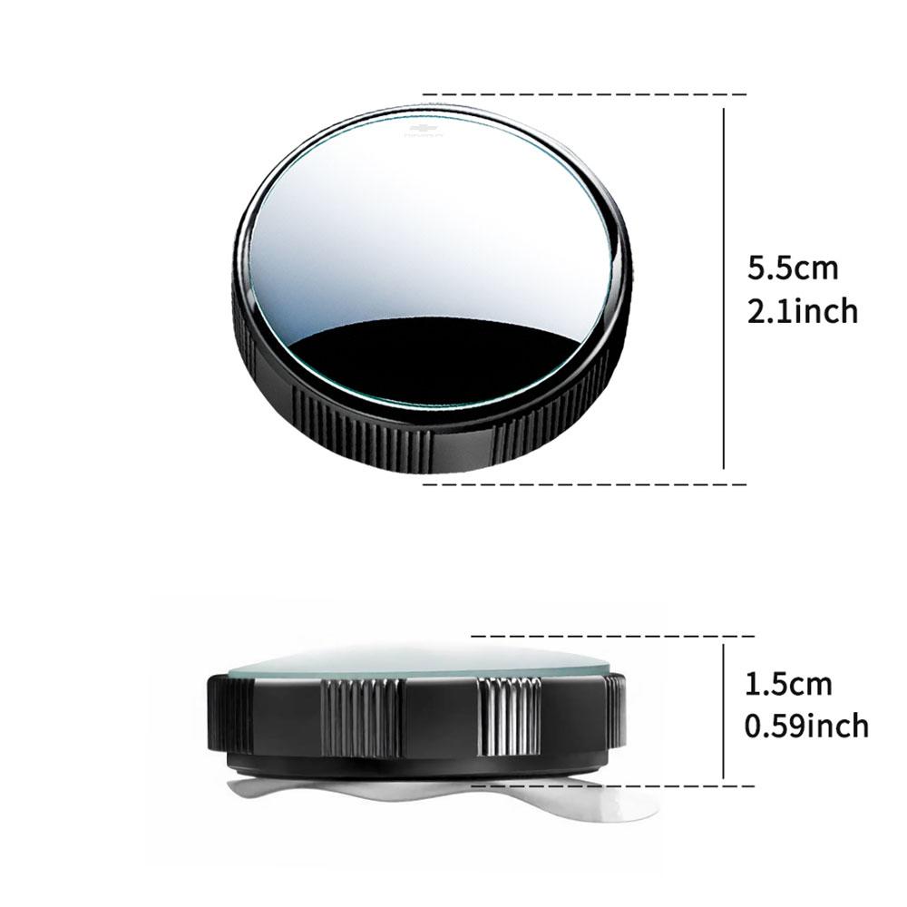 AABJS1 2Pcs Round Frame Convex Blind Spot Mirror Reversing Mirror For Chevrolet Lacetti Aveo Cobalt Cruze Malibu XL Trax Camaro Captiva