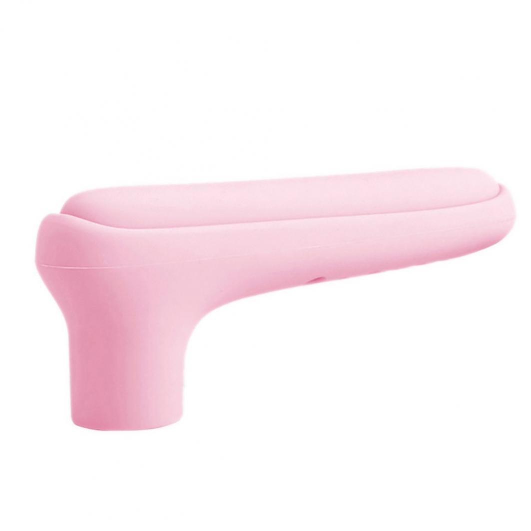 

Детская защитная накладка на дверную ручку, накладка на детскую ручку, силикон AVE розовый