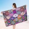 1pc Fashionable Leopard Print Large Beach Towel, Multifunctional Beach Towel for Sports Swimming, Yoga, Camping