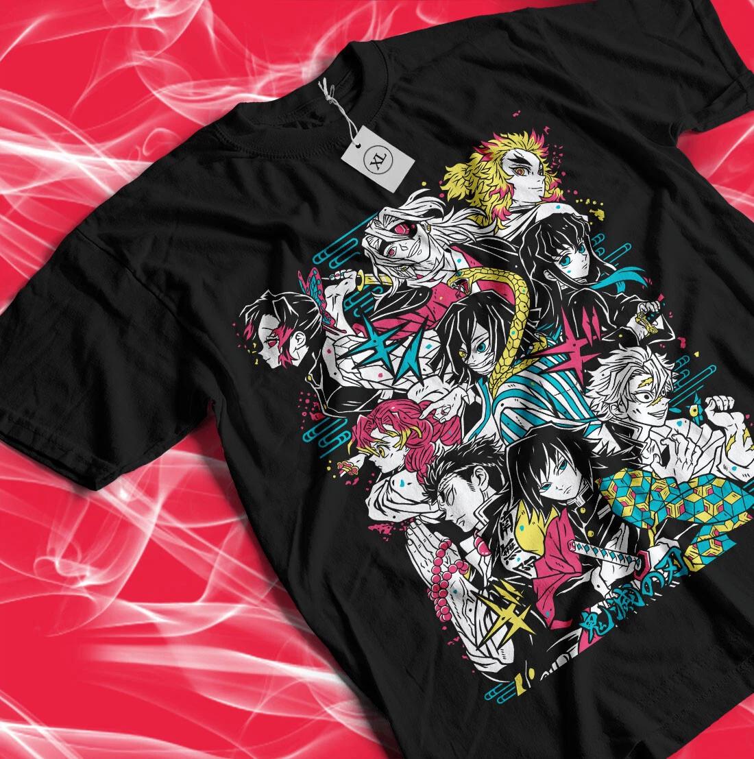 

Hashira Demon Slayer T-Shirt Kimetsu No Yaiba Tengen Anime Gift Shirt All size 3XL