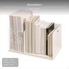 Bookends with Flexible Compartments Modern Plastic Desk Tidy Storage Organizer