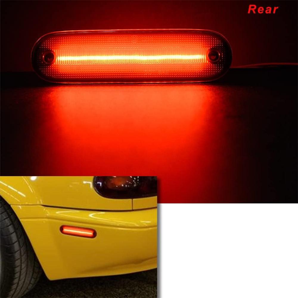 4pcs Smoked LED Side Marker for Mazda MX-5 Miata 1990-2005
