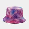European and American fashion double-sided basin hat women's tide starry sky pattern sun hat men's spring and summer outdoor travel sunscreen bucket