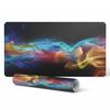 Modern Desk Mat for Remote Work Colorful Smoke Waves 120X60 Cm