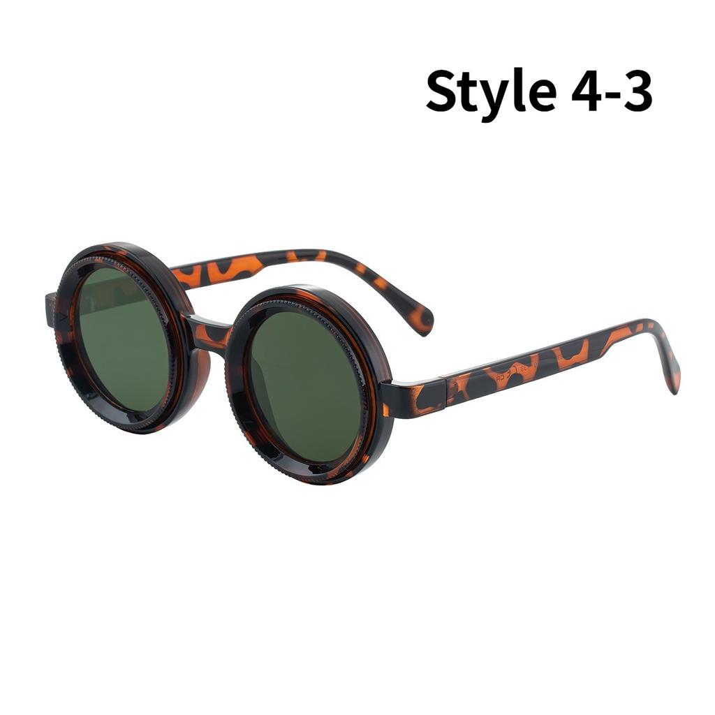 Manual Rotation Adjustable Brightness Sunglasses Neutral Fashion UV-resistant Fishing Light-reducing Eyewear