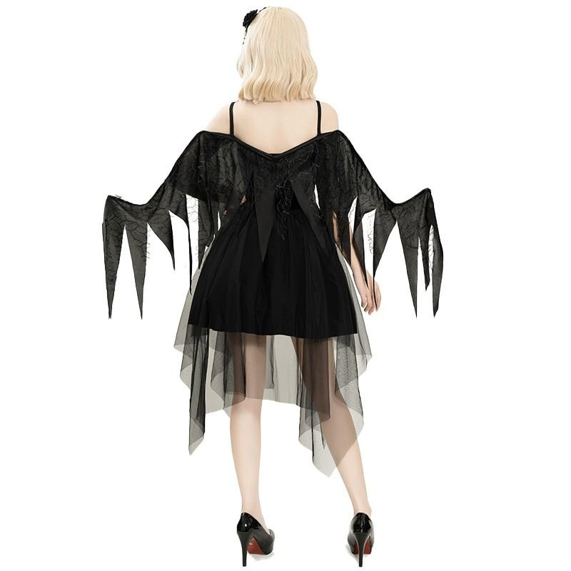 Dark Angel Vampire Halloween Costume Women Cosplay Outfit Fantasy Party Dress S M L XL
