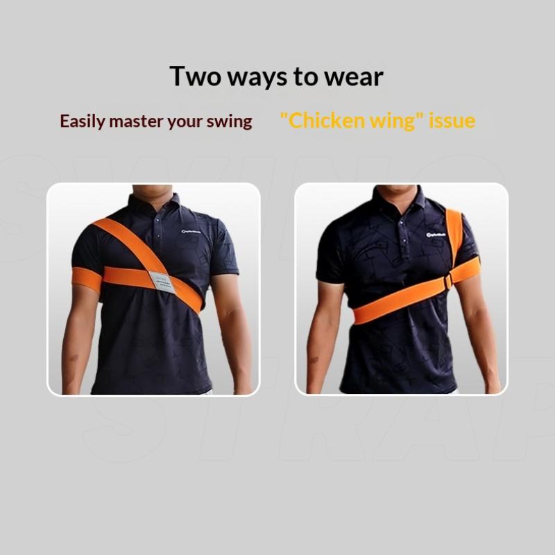 Ausilio per l'allenamento dello swing da golf Allenatore dello swing da golf Cinturino per lo swing da golf per uomini donne adolescenti Forniture per la pratica della correzione della postura del golf
