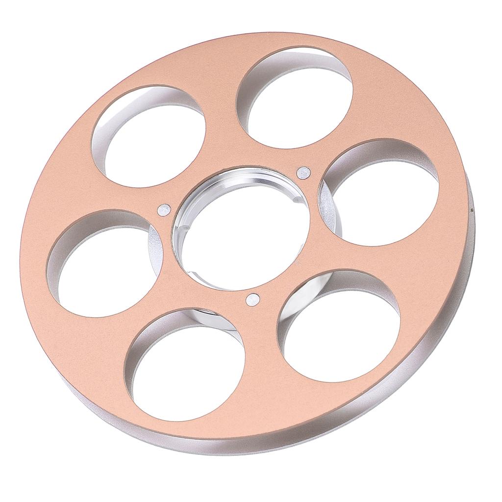Empty Tape Reel Sound Recording 6 Hole Aluminum Alloy for NAGRA Miniature Tape Recorder Blue
