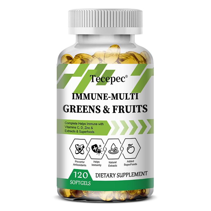 Multivitamins Supplement, With Amla Fruit Extract, Elderberry Extract, 120 Softgels Per Bottle 120 Capsules