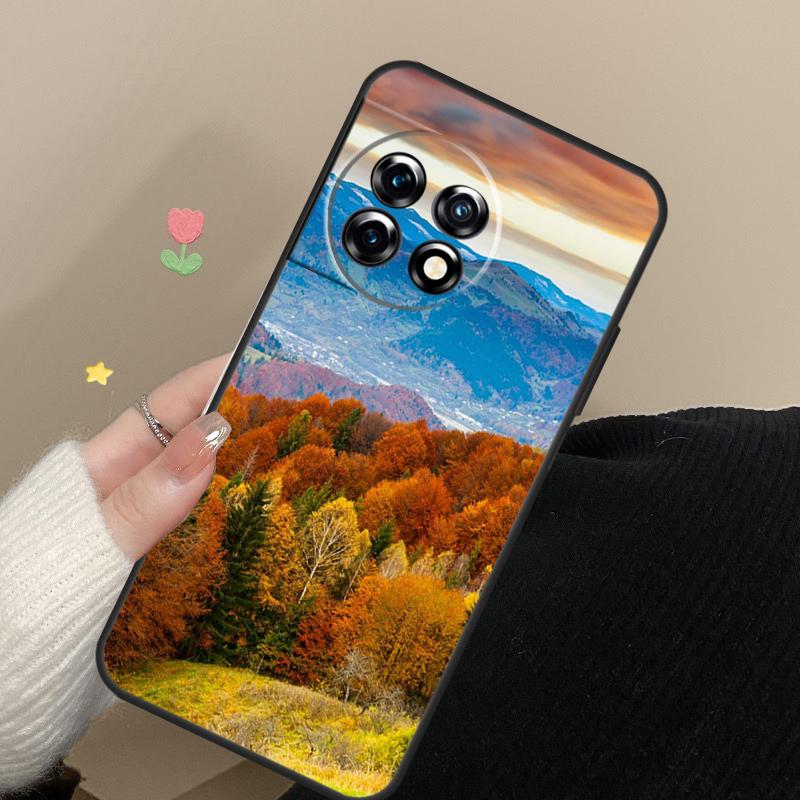 Autumn Leaves Cover For OnePlus Nord 4 CE 2 3 Lite N20 N30 9 10 Pro 8T 9RT 10T 10R 12R 13R 11 12 13 Case
