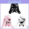 Gloomy Bunny Gothic Eye Patch Plush Toy Keychain With Soft Pp Cotton For Collectors