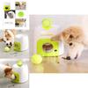 Interaktives Smart-Hundeleckerli-Spender-Spielzeug Automatisches Futtergerät Für Haustiere Grüne Farbe