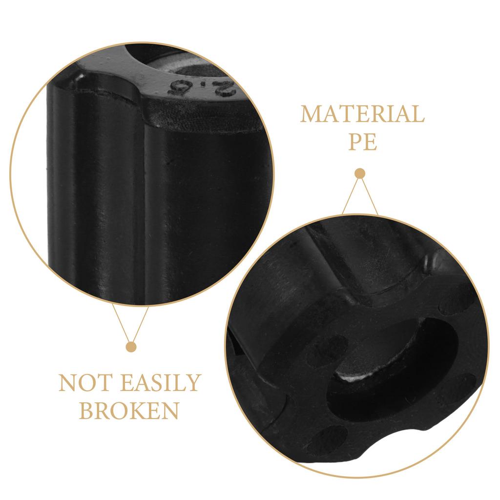 4Pcs Lawn Mower Tube Bearings Replacement Bushings Black 23.5mm Diameter Universal Fit for Grass Trimmer Shrubbery Trimmer Front