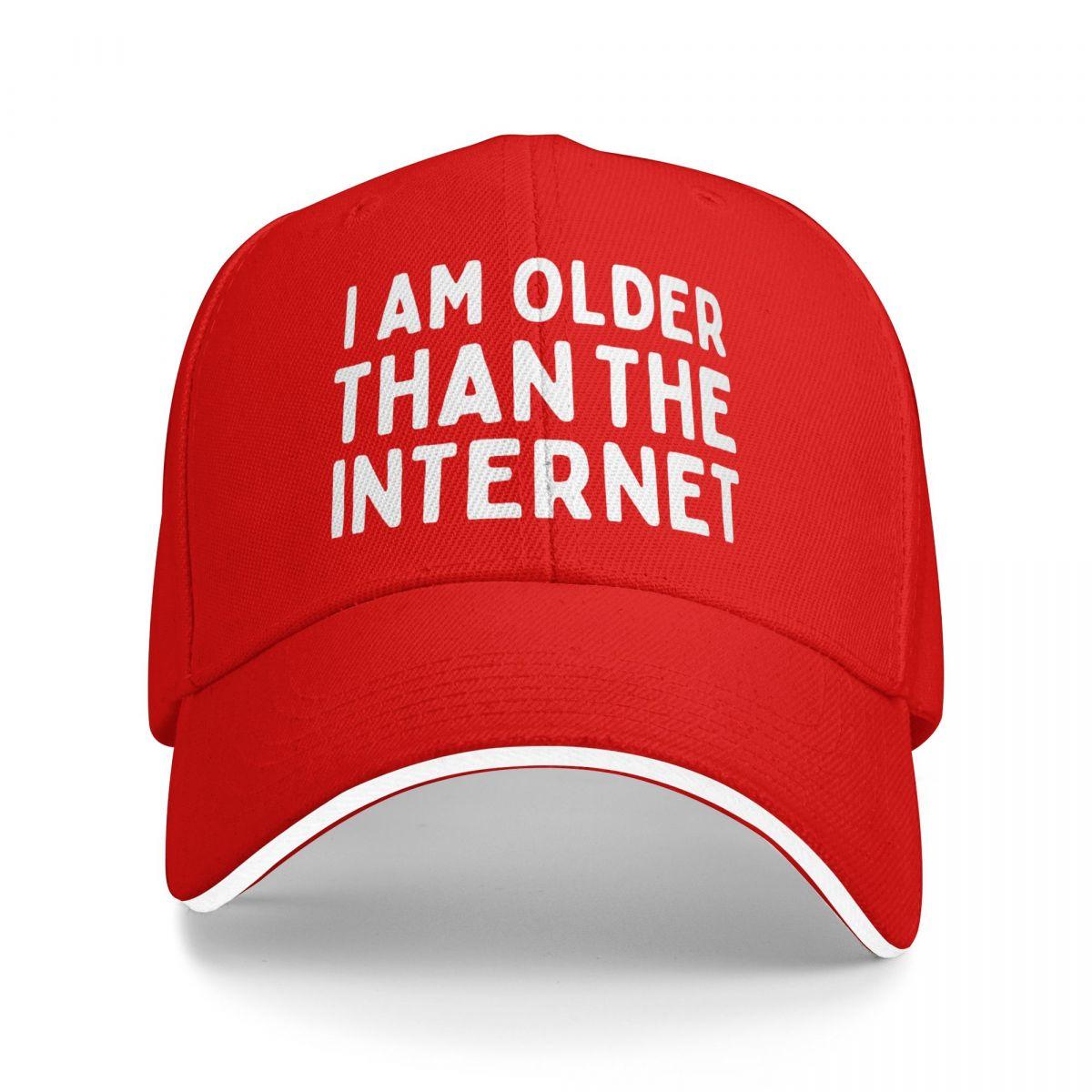 Baseball Caps I m Older Than The Internet Funny Aging Humor Trendy Graphic Unisex Women Sport Spring Hats One Size