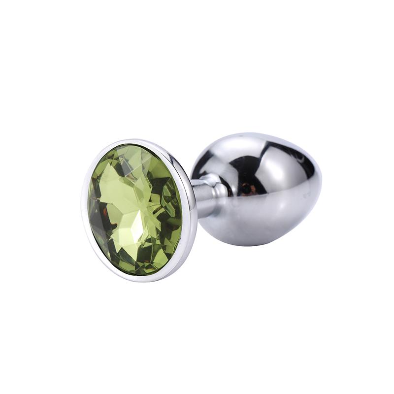 Metal Anal Plug Sex Toys Adult Anal Expansion Training Masturbation Woman/Man Ass Round Crystal Jewelry Butt Plug SM Adult