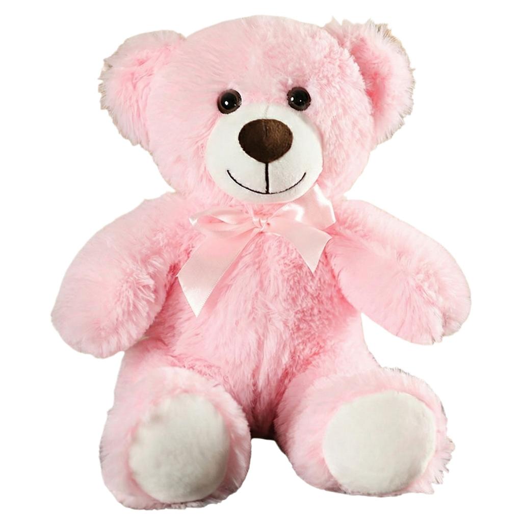 Bear Plush Toy With Bow, Teddy , Comforting And Sleep Inducing Doll.