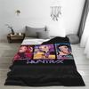 Warm Soft Blanket Camping Kpop Demon Hunters Bedding Throws  Flannel Bedspread For Bedroom Comfortable Sofa Bed Cover