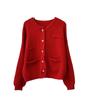Gentle Knitted Cardigan Women's Top Autumn and Winter New Loose Sweater Jacket Women