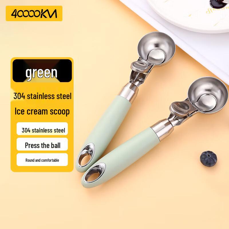 Stainless Steel Spring-Loaded Ice Cream Scoop