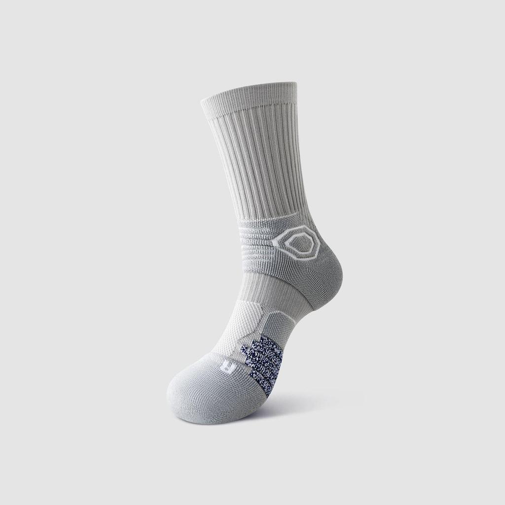 Men's Over-the-Calf Thick Terry Sports Socks for Basketball, Marathon, Running & Badminton.