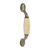 Door handle ceramic bronze kitchen cabinet cabinet wardrobe hole distance 96 mm P4 26-27s