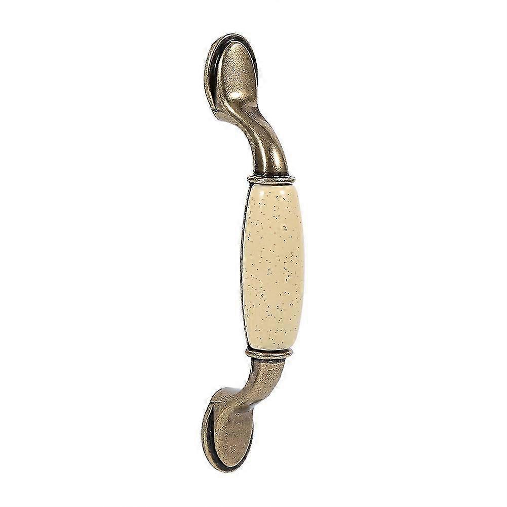 Door handle ceramic bronze kitchen cabinet cabinet wardrobe hole distance 96 mm P4 26-27s