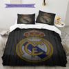 Madrid Pattern Bedding Home Decoration Birthday Gift (1 * duvet cover + 2 * pillowcase, without core)