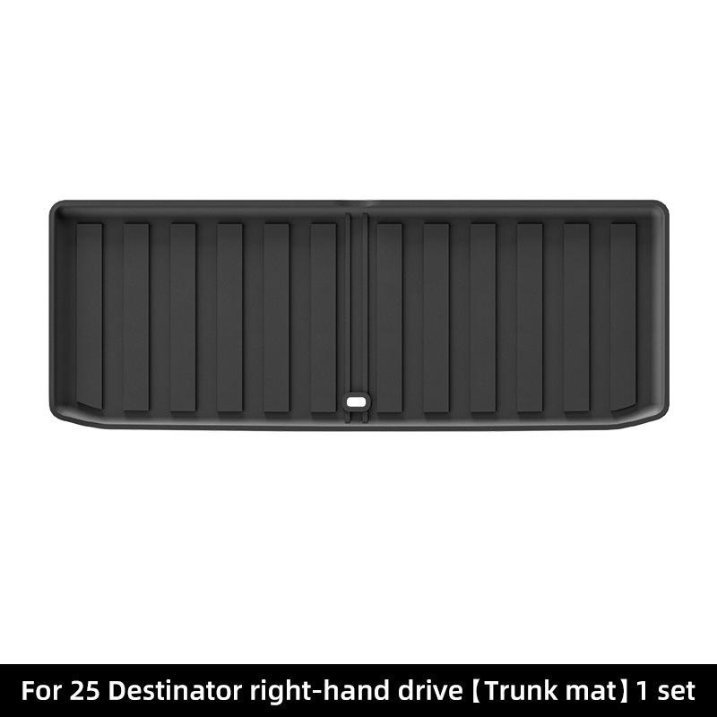 Compatible with 2007-2023 Mitsubishi for 25 models: TPE Car and Trunk Floor Mats.
