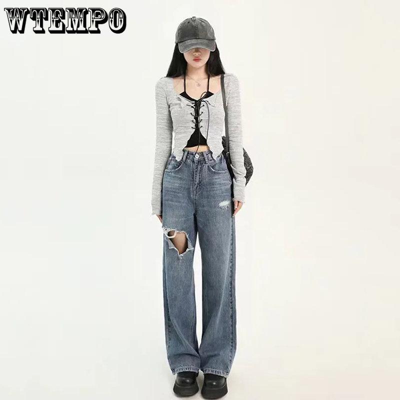 Costum coreean de vară Set 2 bucăți cu bretele casual Camis negru + mânecă lungă Topuri decupate solide Bluză casual șic subțire