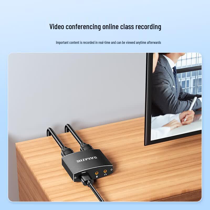 SAMZHE 4K HDMI Video Capture Card with Loop Out