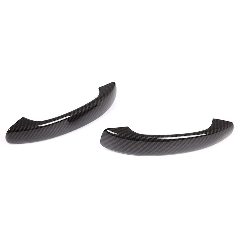 For Mercedes-Benz Smart 2009 2010 2011 2012 2013 2014 2015 Accessories Door Handle Protection Cover ABS Carbon Fiber Pattern