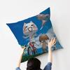 Babaite Inoue Toro CUTE Cat Personalized Picture Text Home Decorative Pillows Household Gifts 45x45cm