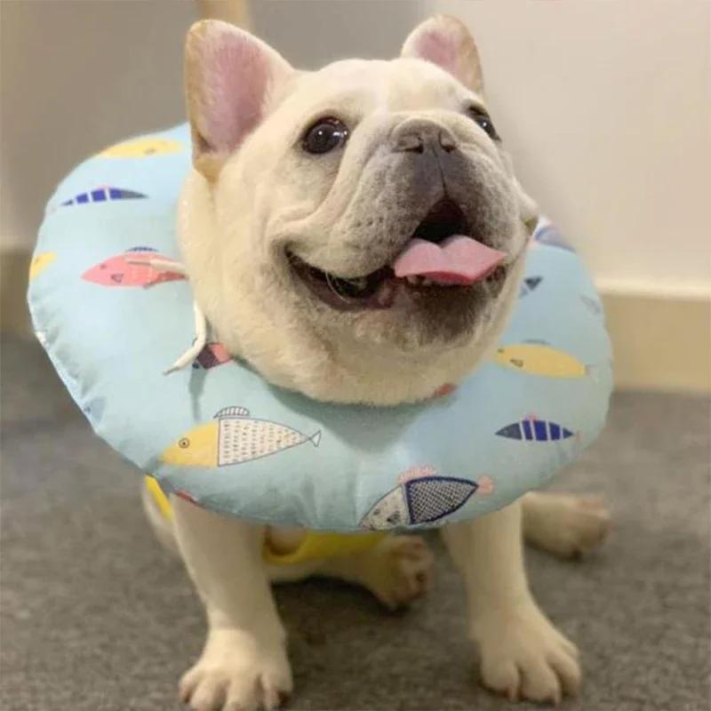 Pet Adjustable E-Collar Cat Dog Wound Healing Soft Protective Cone Prevent Licking and Biting Elizabeth Collar After Surgery