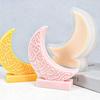 Silicone Mould Moon Shaped Resin Mould Moon Molds DIY for Candle Making