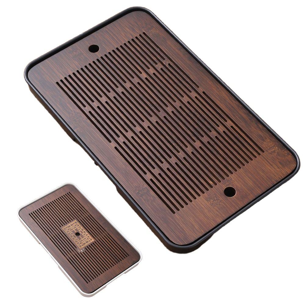 Bamboo Kungfu Tea Table with Water Storage Tea Serving Tray New Tea Set  Party
