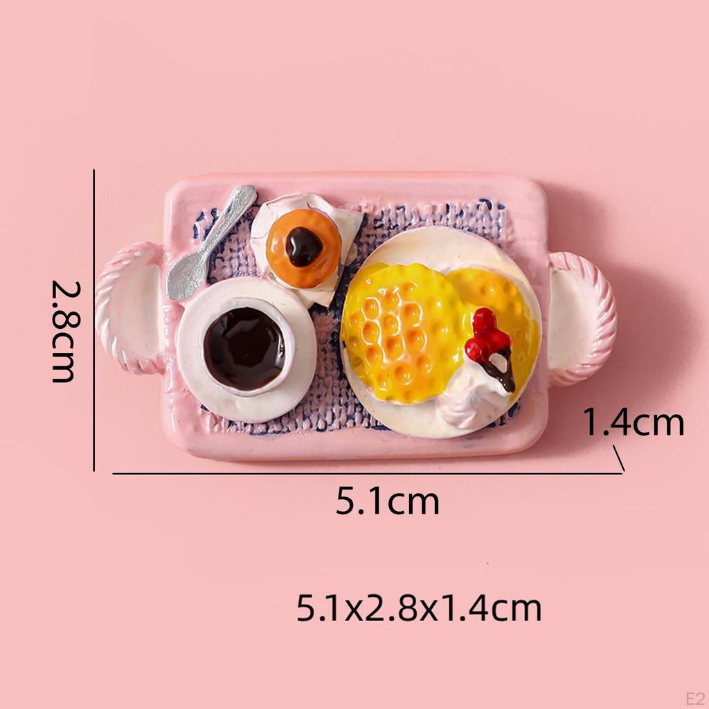 1/6 1/12 Dollhouse Food Play Toys Resin Pretend Kitchen Toy, Mini Model for DIY