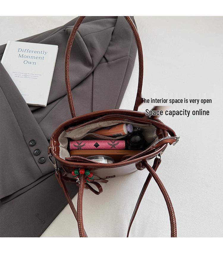 Innovative Sense Kleine Bucket Bag für Damen 2025 - Vielseitige Retro Umhängetasche mit einem Schulterriemen