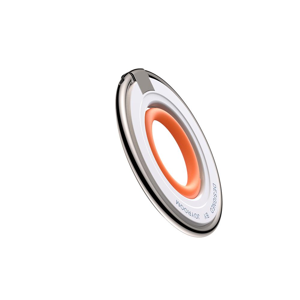 Magnetic phone holder MagSafe ring for finger orange