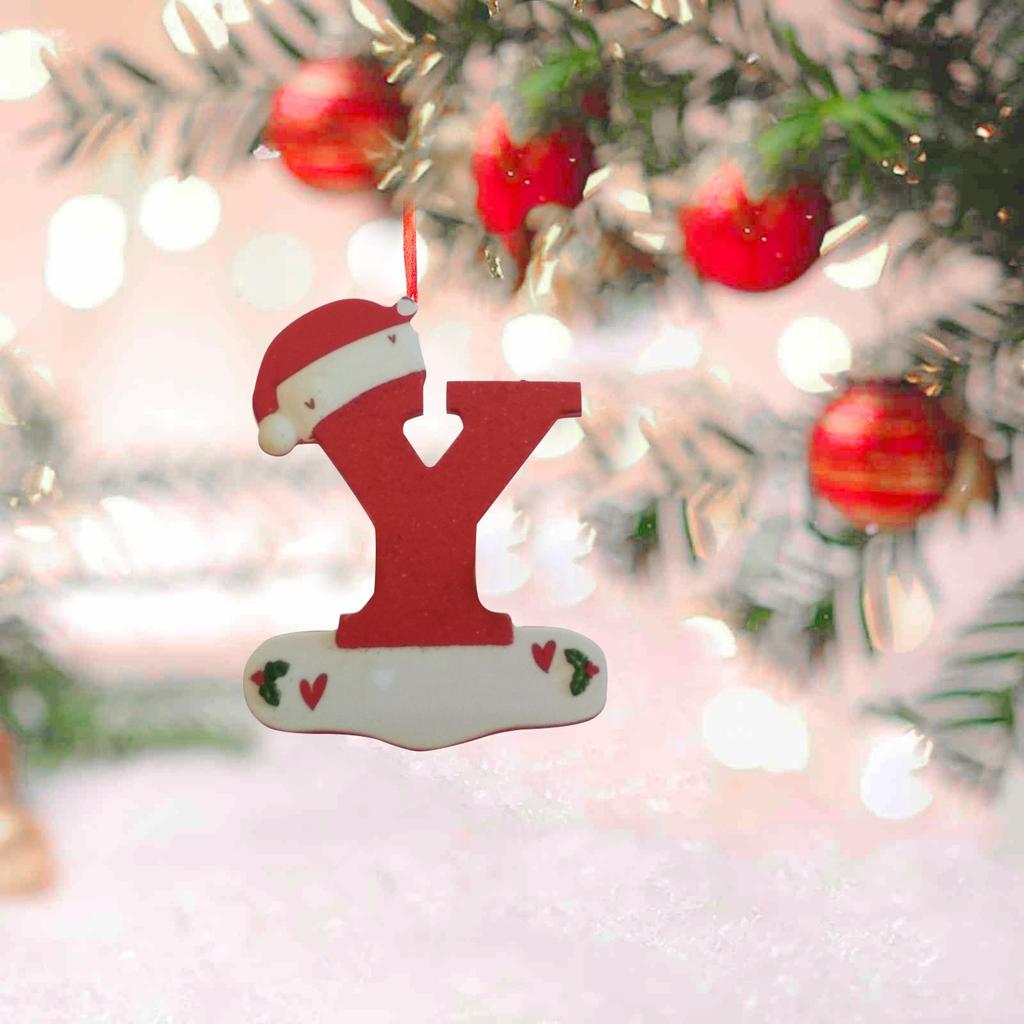 Christmas Tree Decoration Pendant Personalized Christmas 26 Letter Ornaments