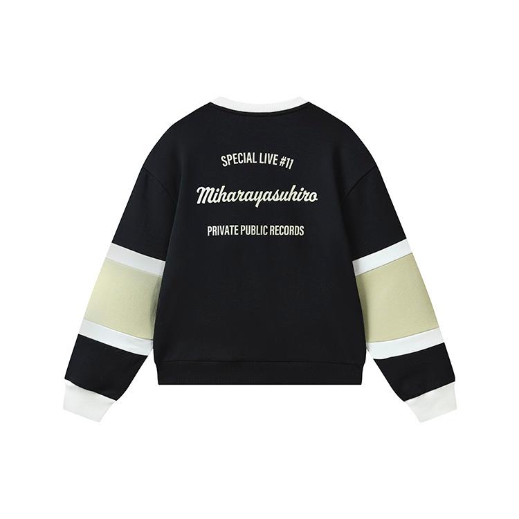 New FILA X MIHARA YASUHIRO Sweatshirts Women's Jet Black F11W313207F-BK