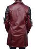 Herren Lederjacke Mittellang - Herbst/Winter Gothic Punk Mittelalterliches Kostüm